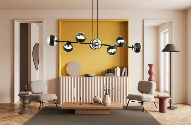 Lampa wisząca rossi 8 bl stripe 5870 czarny