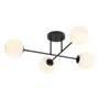 Lampa Sufitowa Roma 4 1232/4 4Xe14 czarna