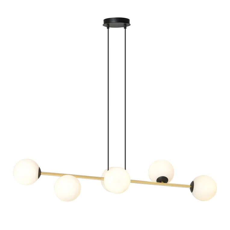 Lampa Wisząca Gravity 6 1241/6 6Xe14 czarna/złota