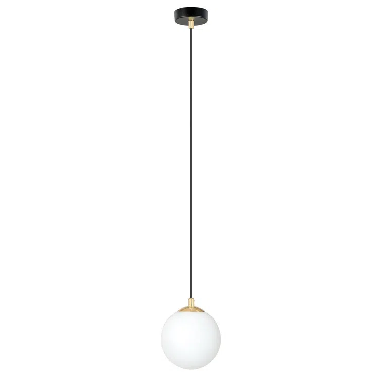 Lampa Wisząca Royal 1 1243/1 1Xe14 czarna/złota