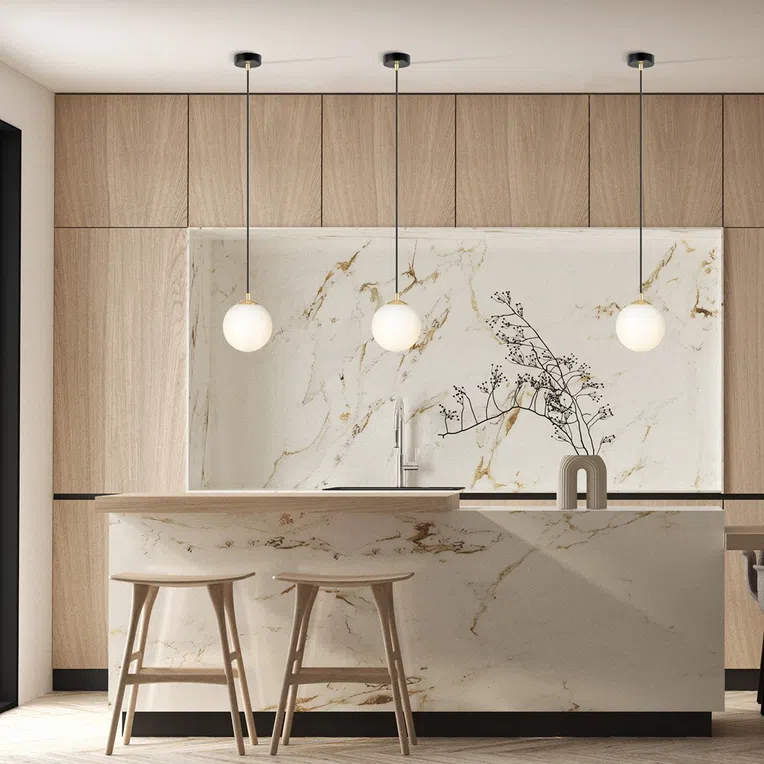 Lampa Wisząca Royal 1 1243/1 1Xe14 czarna/złota