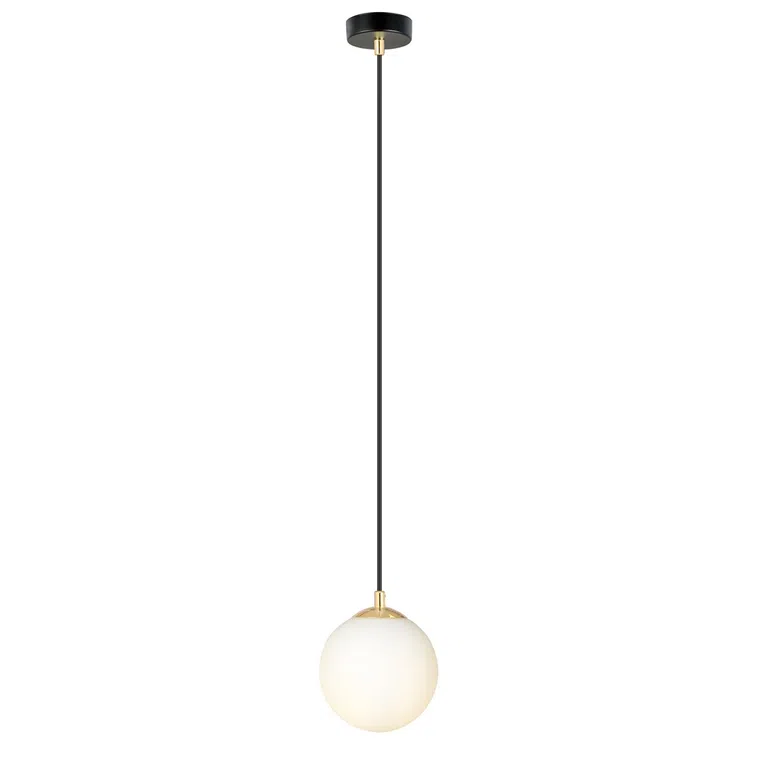 Lampa Wisząca Royal 1 1243/1 1Xe14 czarna/złota