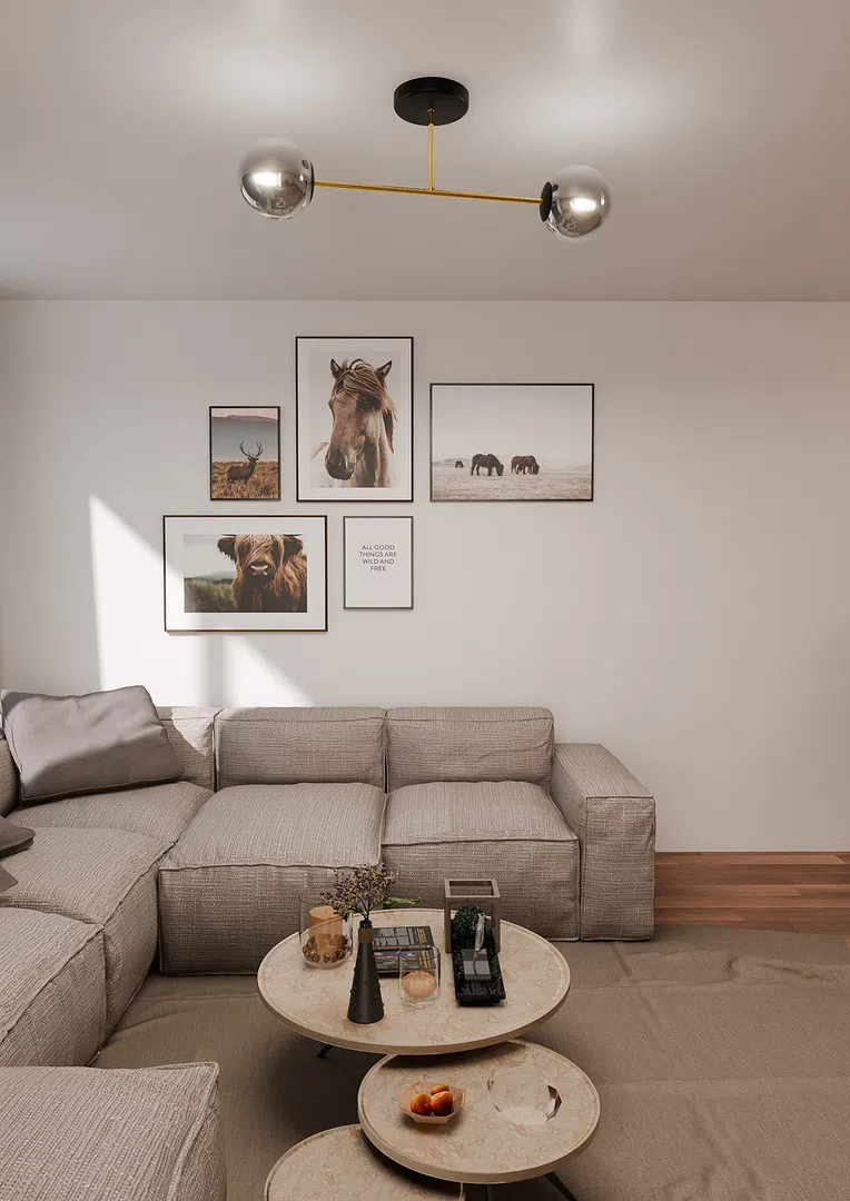 Lampa Sufitowa Magnum 2 1269/2 2Xe14 czarna/złota