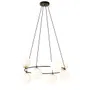 Lampa wisząca azura 8 bl opal 6598 czarny/złoty