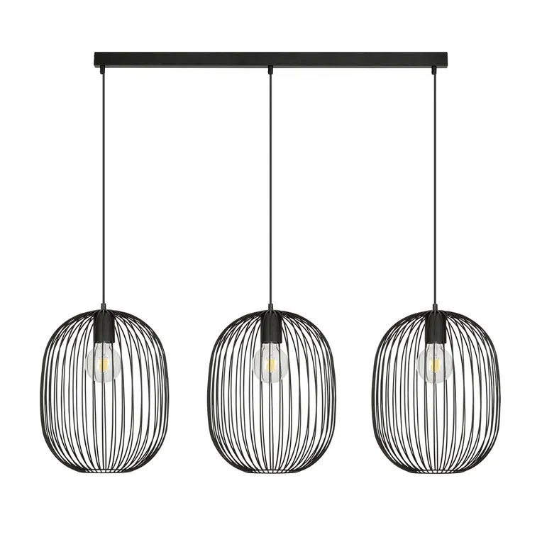 Lampa wisząca onyx 3 bl 6612 czarny