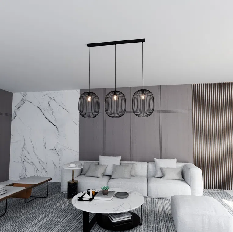 Lampa wisząca onyx 3 bl 6612 czarny