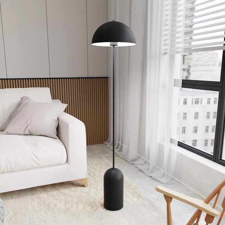 Lampa podłogowa kava lp1 black 6627 czarny