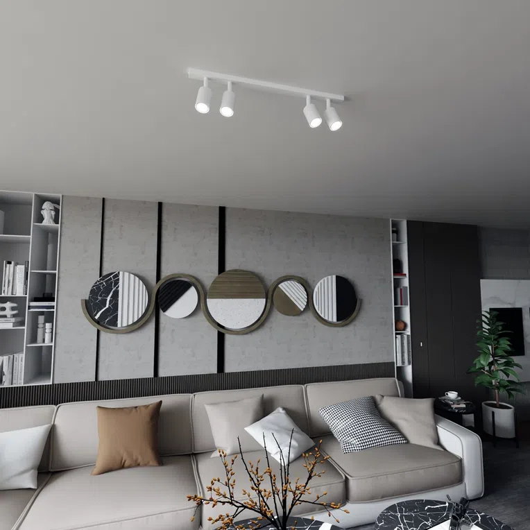 Lampa Reflektor Flash 4 White 6795 Biała