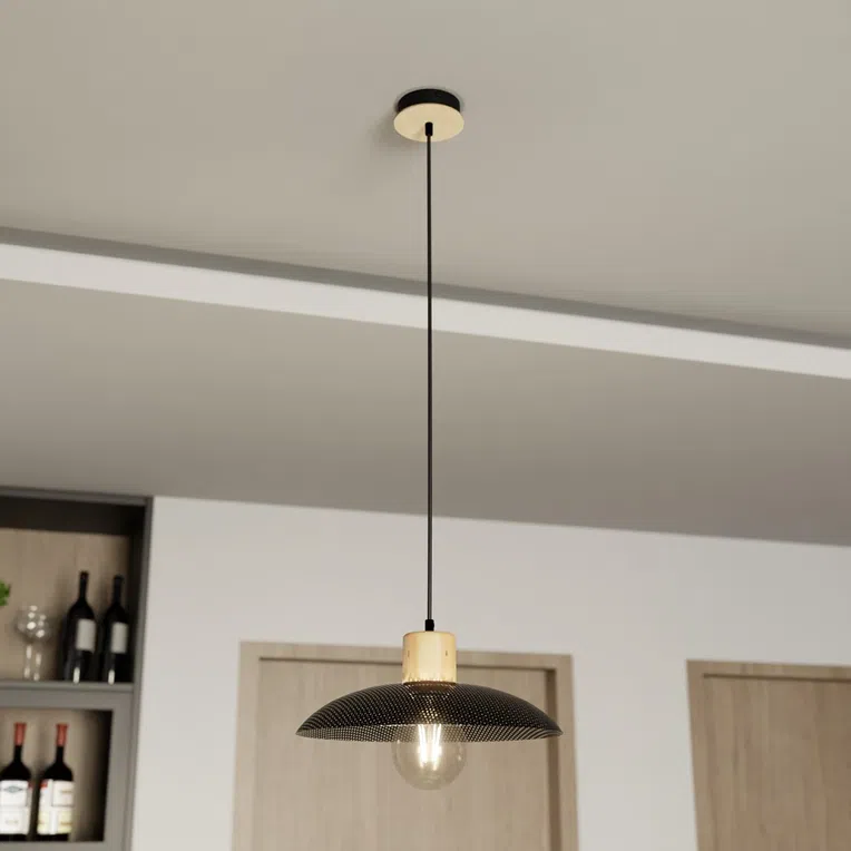 Lampa wisząca kobe 1 black 6822 czarny
