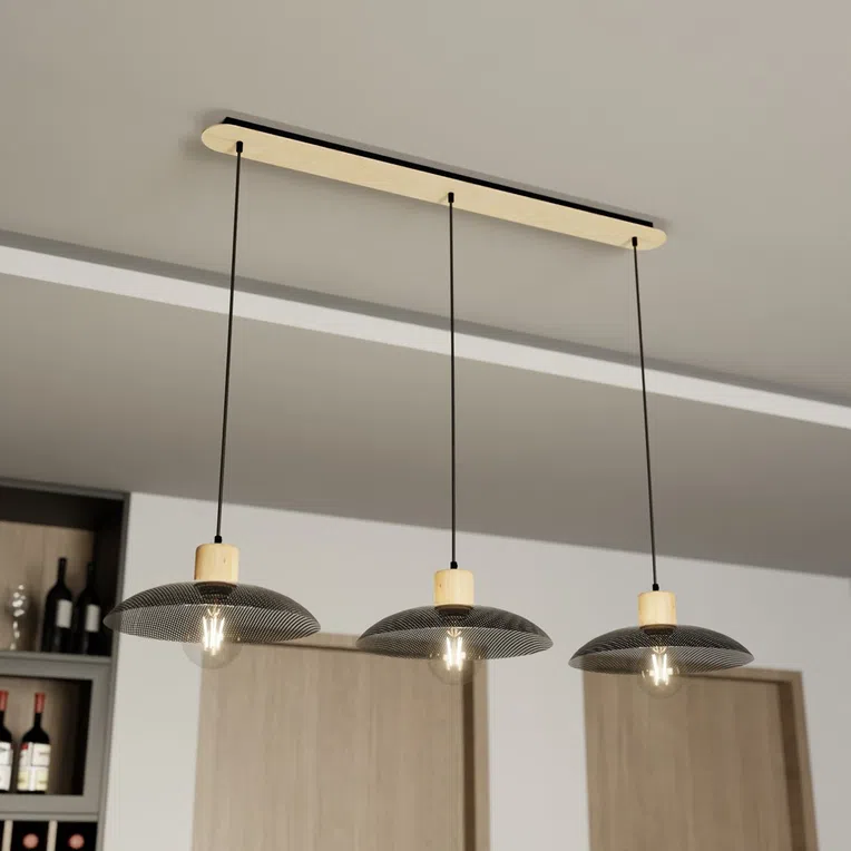 Lampa wisząca kobe 3 black 6825 czarny