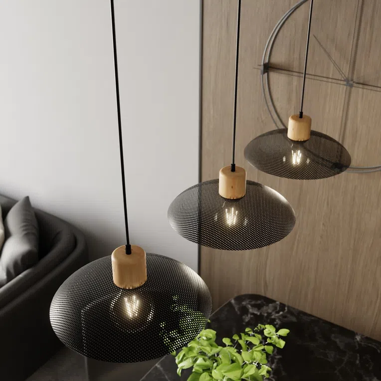 Lampa wisząca kobe 3 black 6825 czarny