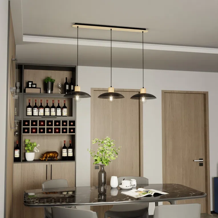 Lampa wisząca kobe 3 black 6825 czarny