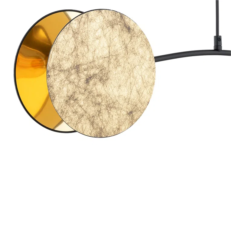 Lampa wisząca motif 2 gold 6850 czarny