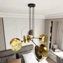 Lampa wisząca motif 4 gold 6851 czarny