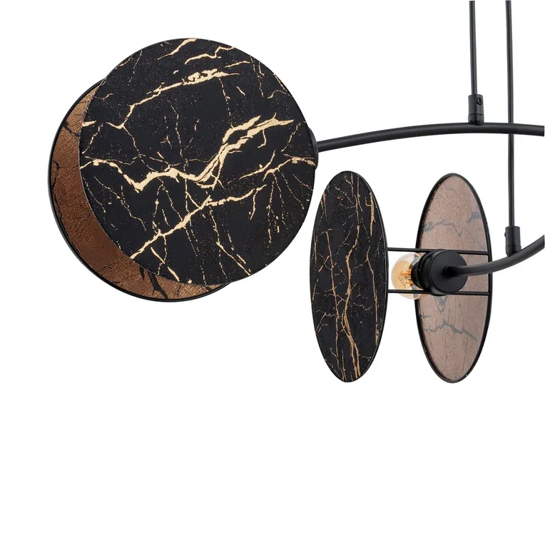 Lampa wisząca motif 4 marbel 6855 czarny