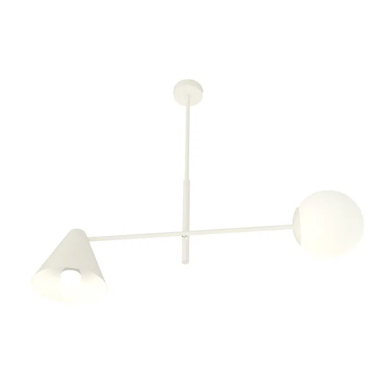 Lampa Sufitowa Hermes 2 White 7064 Biała
