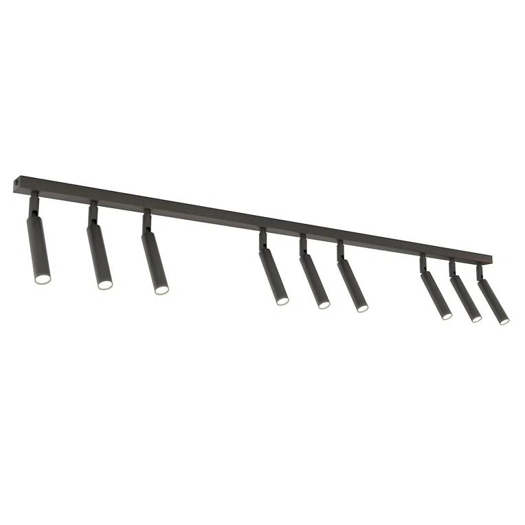 Żyrandol ivi 9 black 7076 czarny