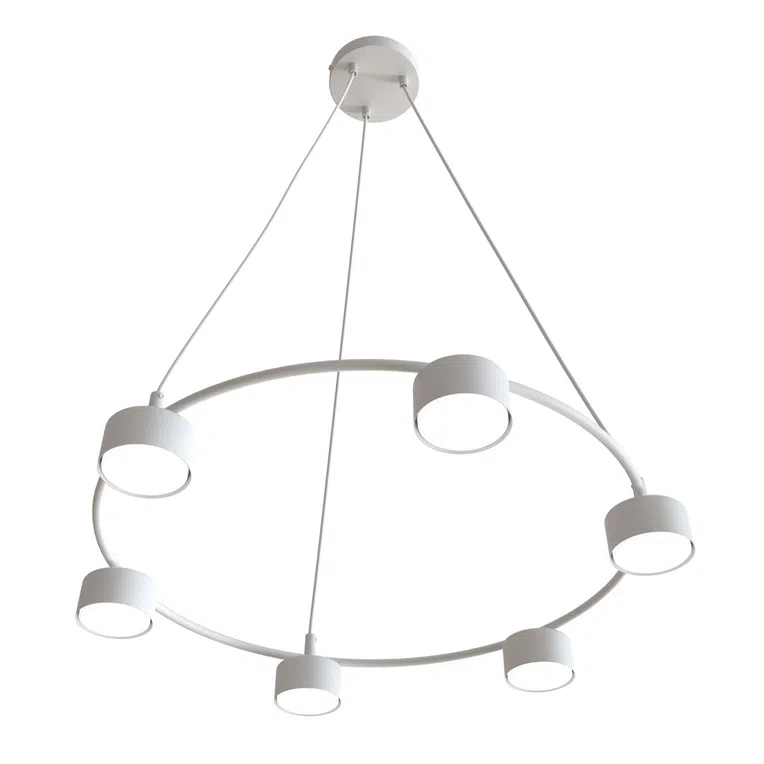 Lampa wisząca Starlit 6 wh biały 6xGX53