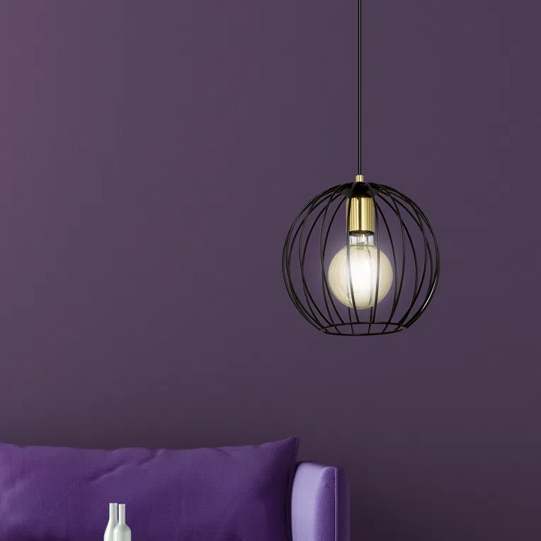 Lampa Wisząca Albio 1144/1 1Xe27 czarna