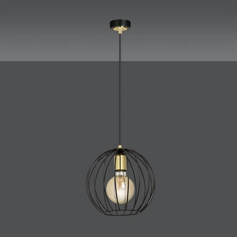 Lampa Wisząca Albio 1144/1 1Xe27 czarna