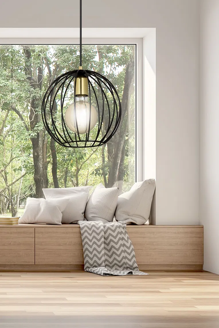 Lampa Wisząca Albio 1144/1 1Xe27 czarna