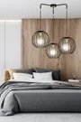 Lampa Wisząca Albio 3144/3 3Xe27 czarna