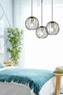 Lampa Wisząca Albio 3144/3 3Xe27 czarna