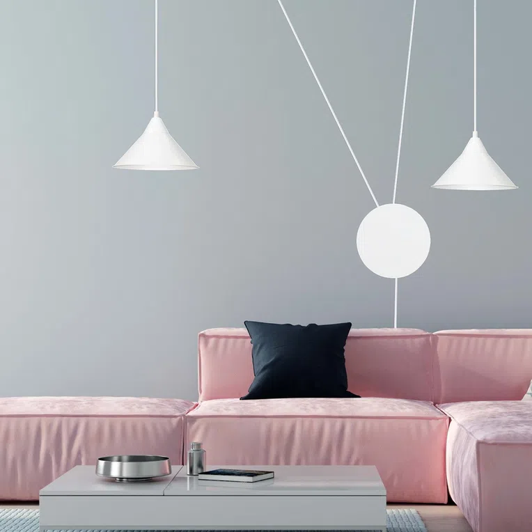 Lampa Wisząca Abramo 2 159/2 2Xe27 biała