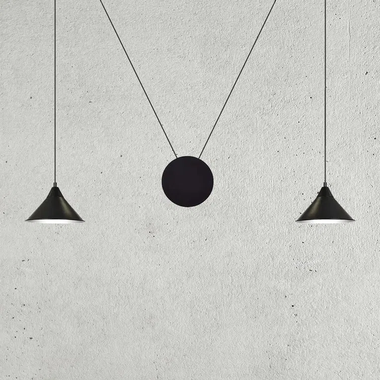 Lampa Wisząca Abramo 2160/2 2Xe27 czarna