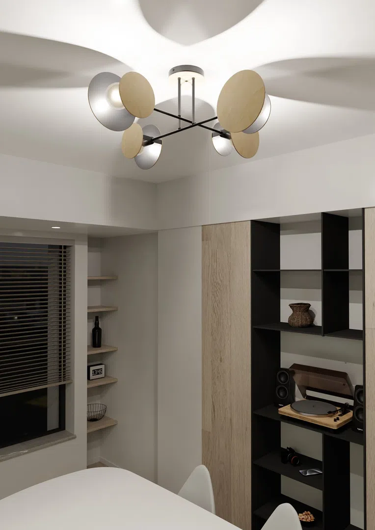 Lampa Sufitowa Zita 4173/4 4Xe27 czarna