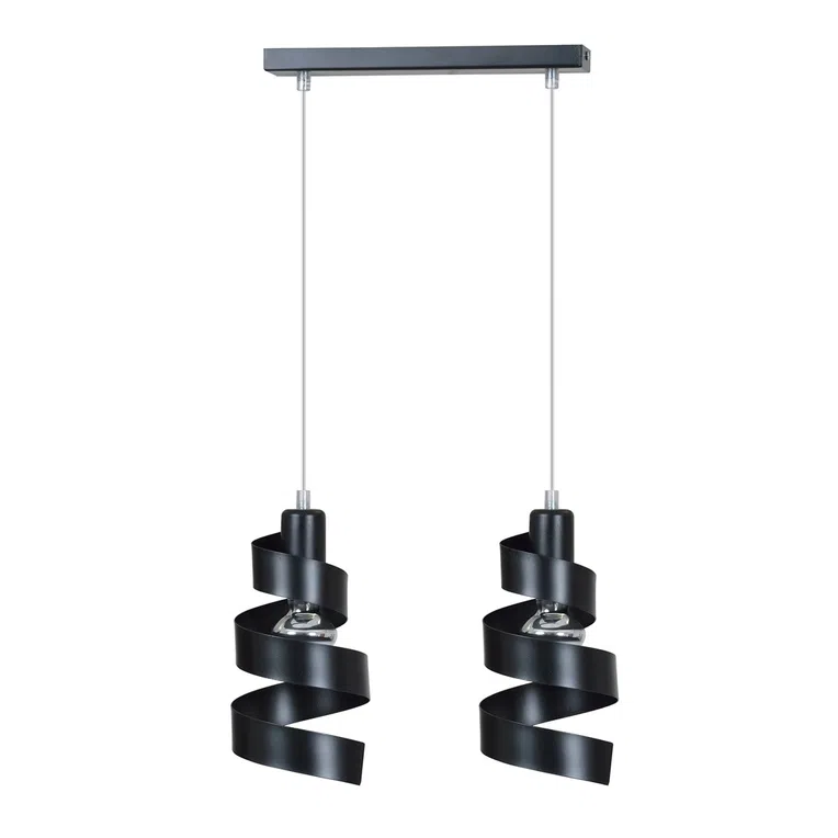 Lampa Wisząca Saga 2352/2 2Xe27 czarna