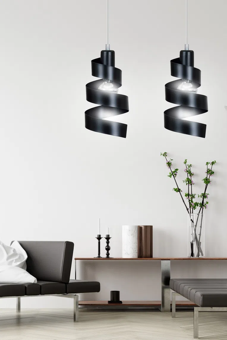 Lampa Wisząca Saga 2352/2 2Xe27 czarna