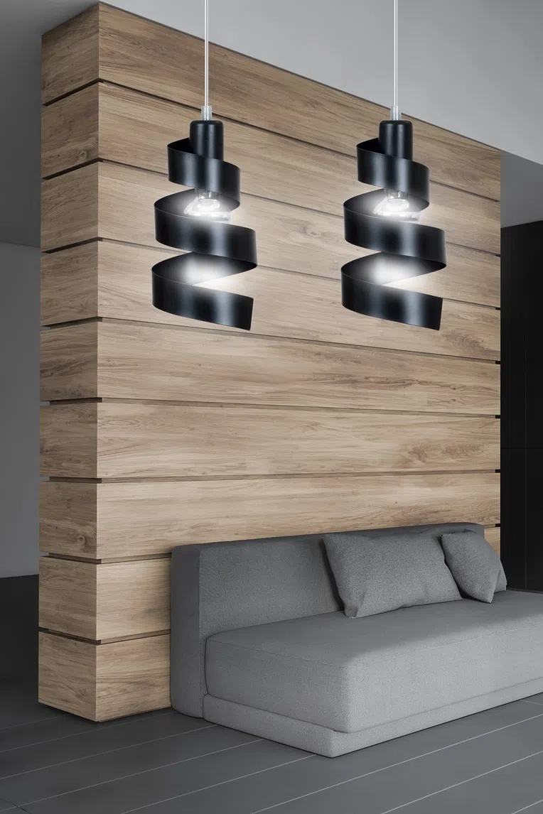 Lampa Wisząca Saga 2352/2 2Xe27 czarna