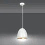 Lampa Wisząca Lenox 1 /411/1 1Xe27 biała/złota