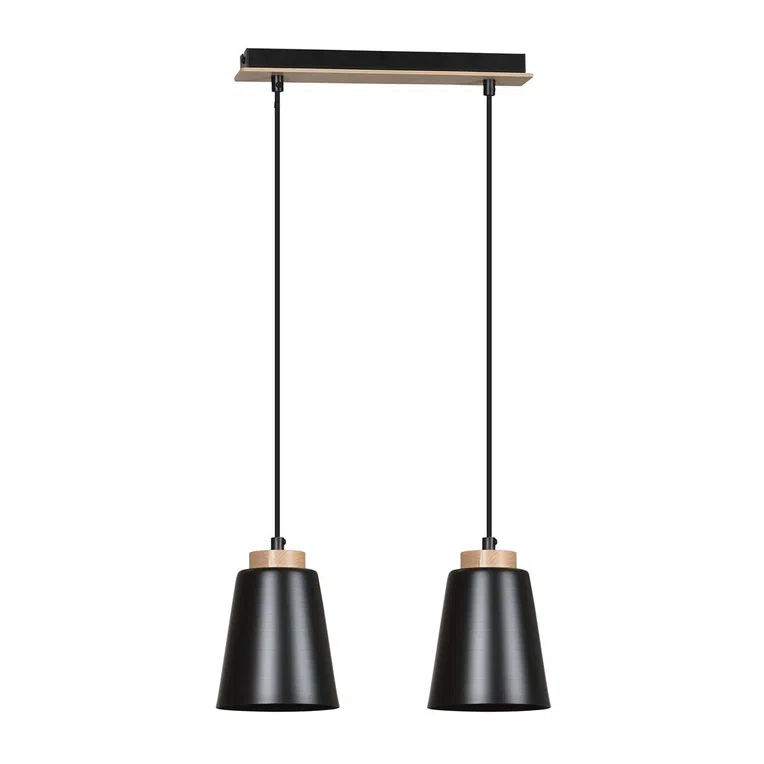Lampa Wisząca Bolero 2442/2 2Xe27 czarna