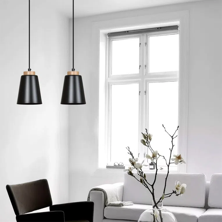 Lampa Wisząca Bolero 2442/2 2Xe27 czarna