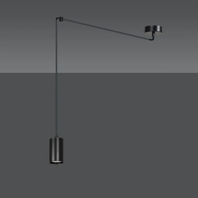 Lampa Wisząca Traker 1524/1 1Xgu10 czarna
