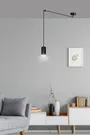 Lampa Wisząca Traker 1524/1 1Xgu10 czarna