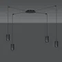 Lampa Wisząca Traker 4524/4 4Xgu10 czarna