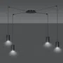 Lampa Wisząca Traker 4524/4 4Xgu10 czarna