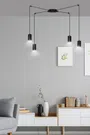 Lampa Wisząca Traker 4524/4 4Xgu10 czarna