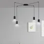 Lampa Wisząca Traker 4524/4 4Xgu10 czarna