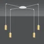 Lampa Wisząca Traker 4527/4 4Xgu10 biała/złota