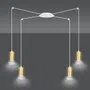 Lampa Wisząca Traker 4527/4 4Xgu10 biała/złota