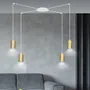 Lampa Wisząca Traker 4527/4 4Xgu10 biała/złota