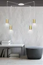 Lampa Wisząca Traker 4527/4 4Xgu10 biała/złota