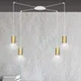 Lampa Wisząca Traker 4527/4 4Xgu10 biała/złota