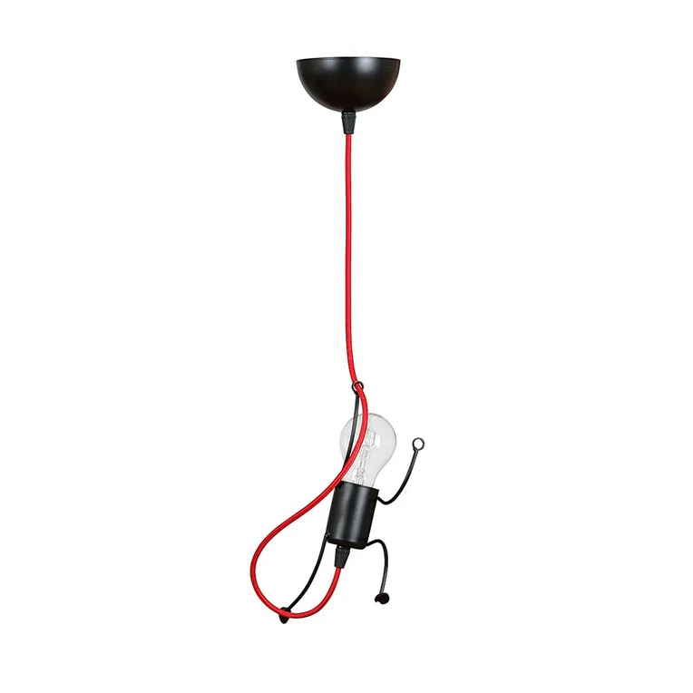 Lampa Wisząca Bobi 1537/1 1Xe27 czarna