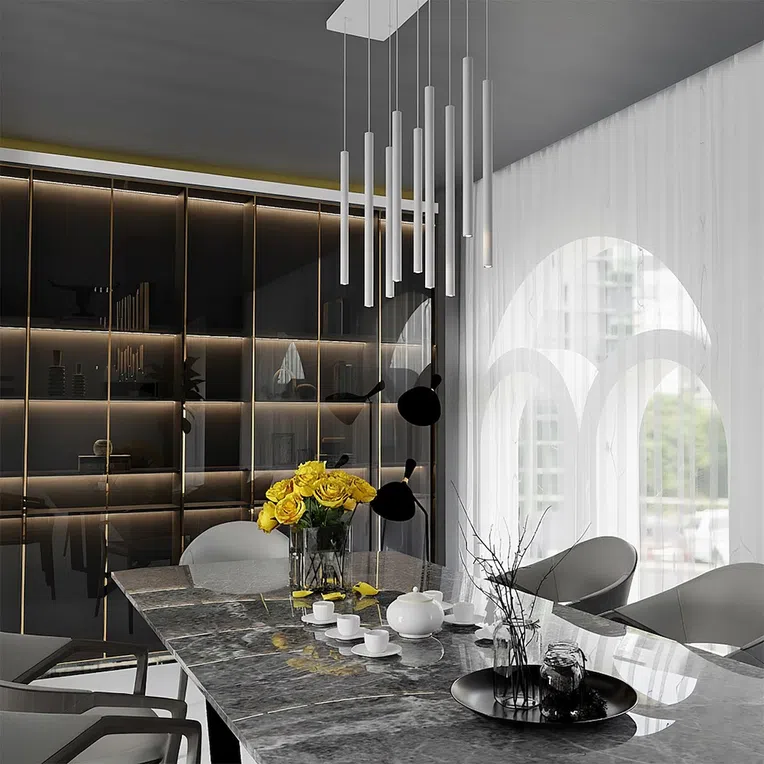 Lampa Wisząca Selter 9 553/9 9Xg9 biała