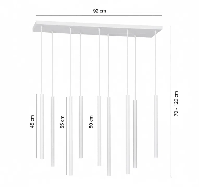Lampa Wisząca Selter 9 553/9 9Xg9 biała